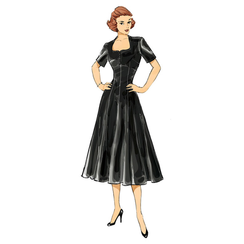 Vintage - Vestido 1952, Butterick 6018|32 - 40,  image number 5