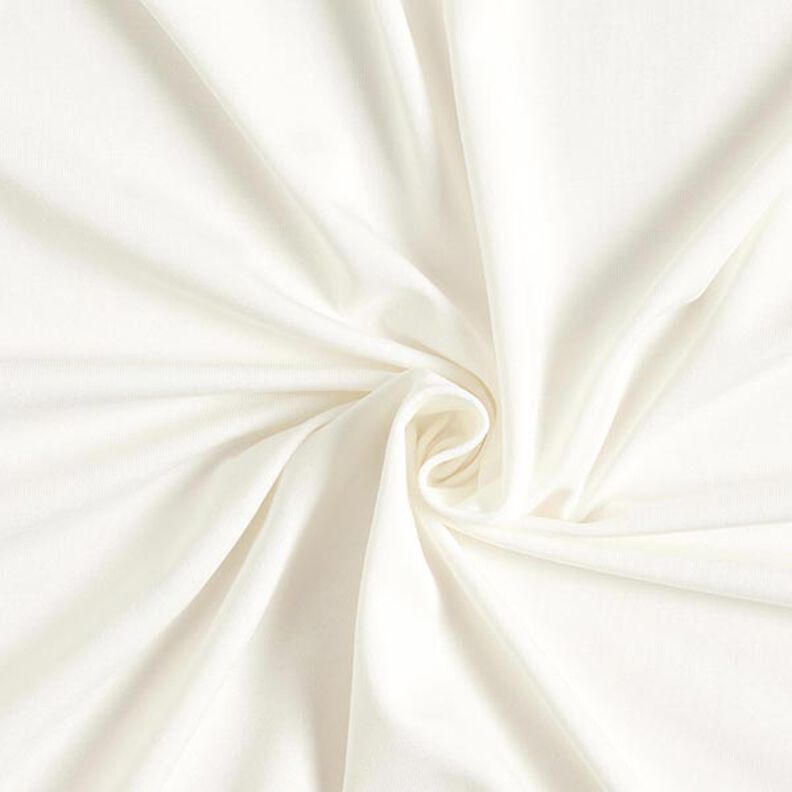 Bambú Tela de jersey de viscosa Uni – blanco lana,  image number 1