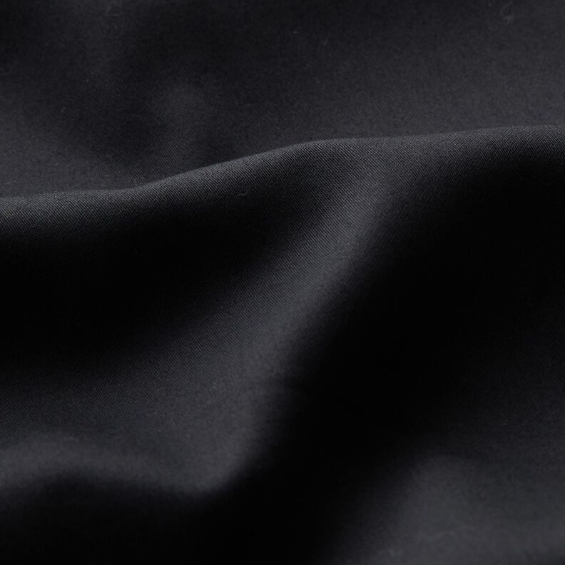 Satén de algodón Uni – negro,  image number 3