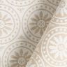 Telas para exteriores Jacquard Adornos círculos – beige/blanco lana,  thumbnail number 4