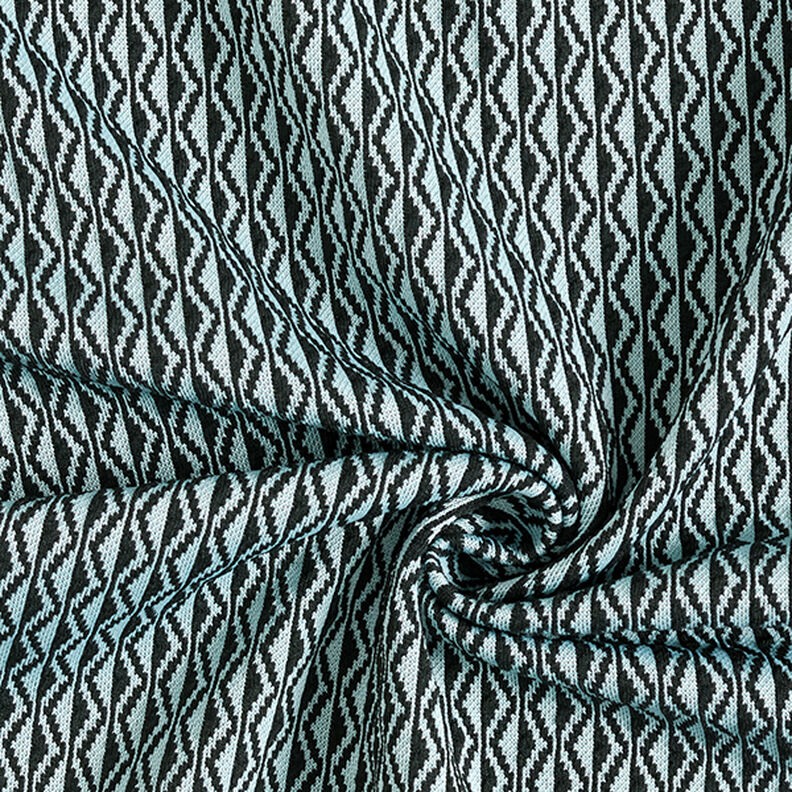 Jersey romanit zigzag – azul claro/negro,  image number 3