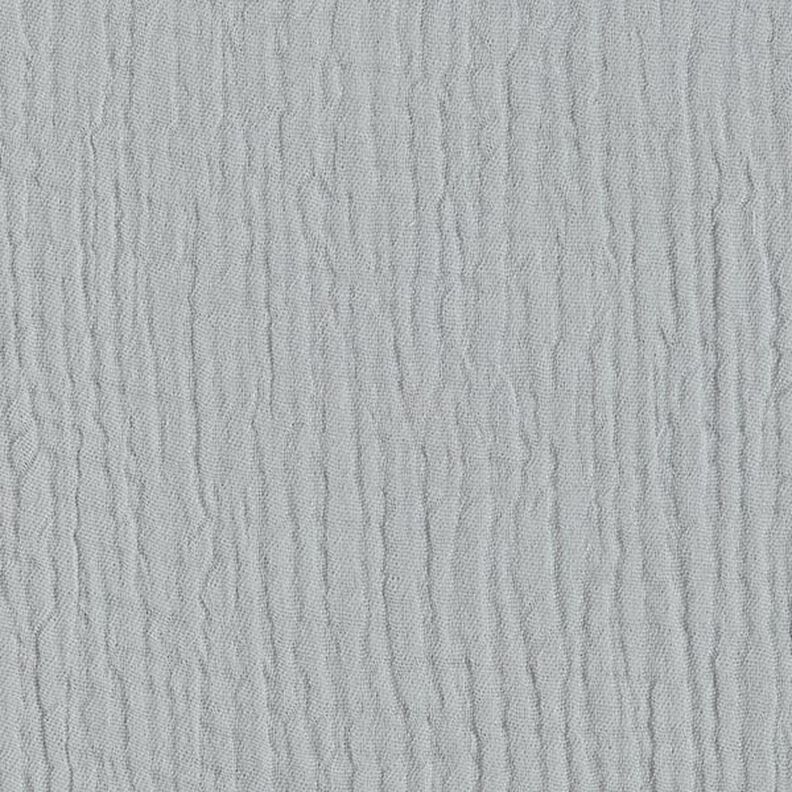 GOTS Muselina de algodón de tres capas – gris claro,  image number 4