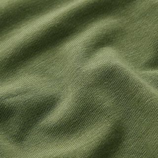 Bambú Tela de jersey de viscosa Uni – oliva, 