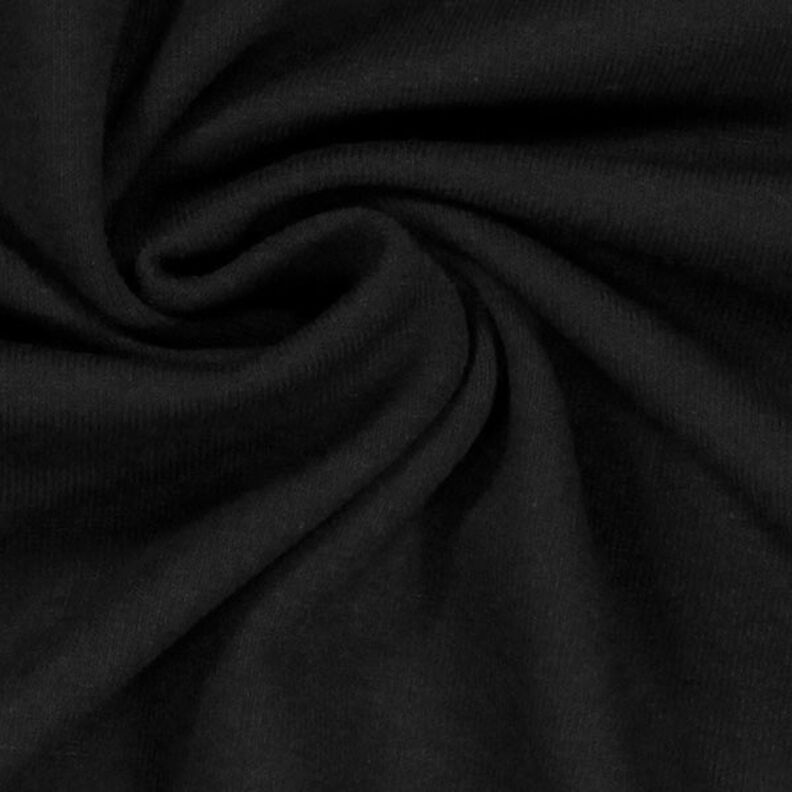 Tela de jersey de viscosa Mediana – negro,  image number 2