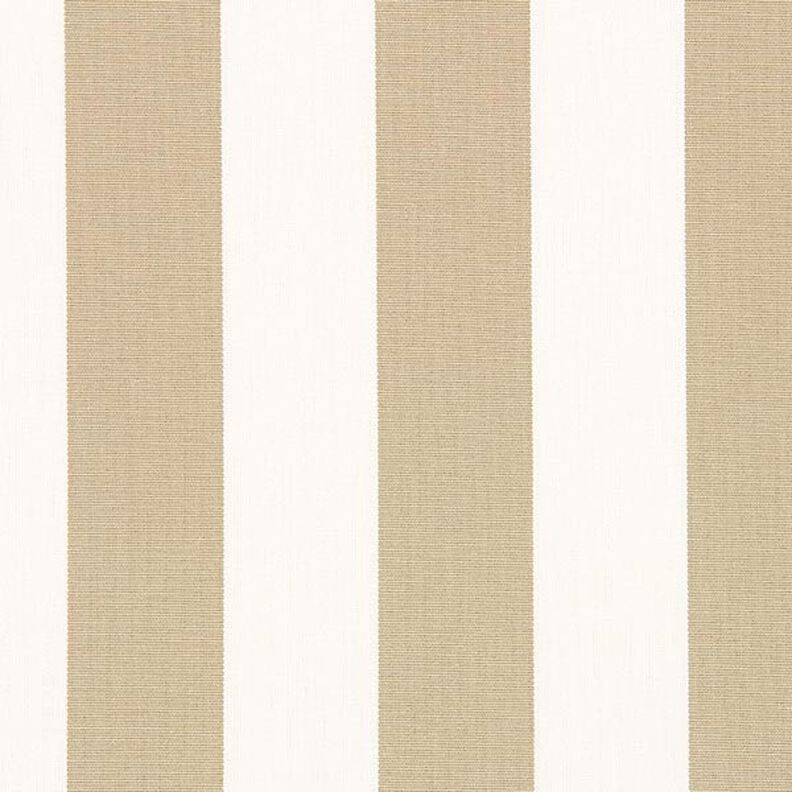 Tela de toldo a rayas – blanco/beige,  image number 1