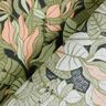 Tela de algodón Cretona hojas tropicales – negro/verde,  thumbnail number 3