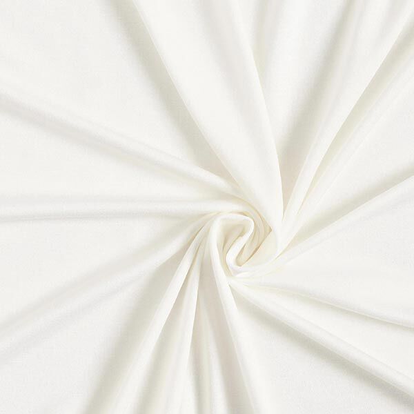Tela de jersey de viscosa Ligera – blanco lana,  image number 1