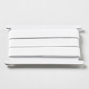 Cinta elástica lisa [3 m | 20 mm] – blanco, 