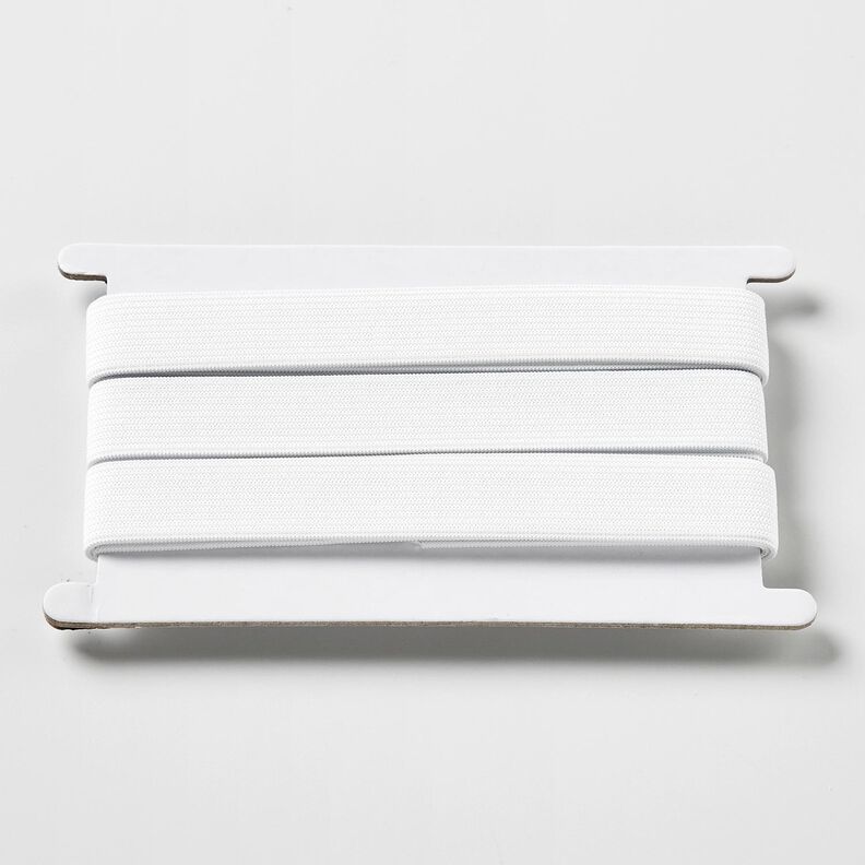 Cinta elástica lisa [3 m | 20 mm] – blanco,  image number 1