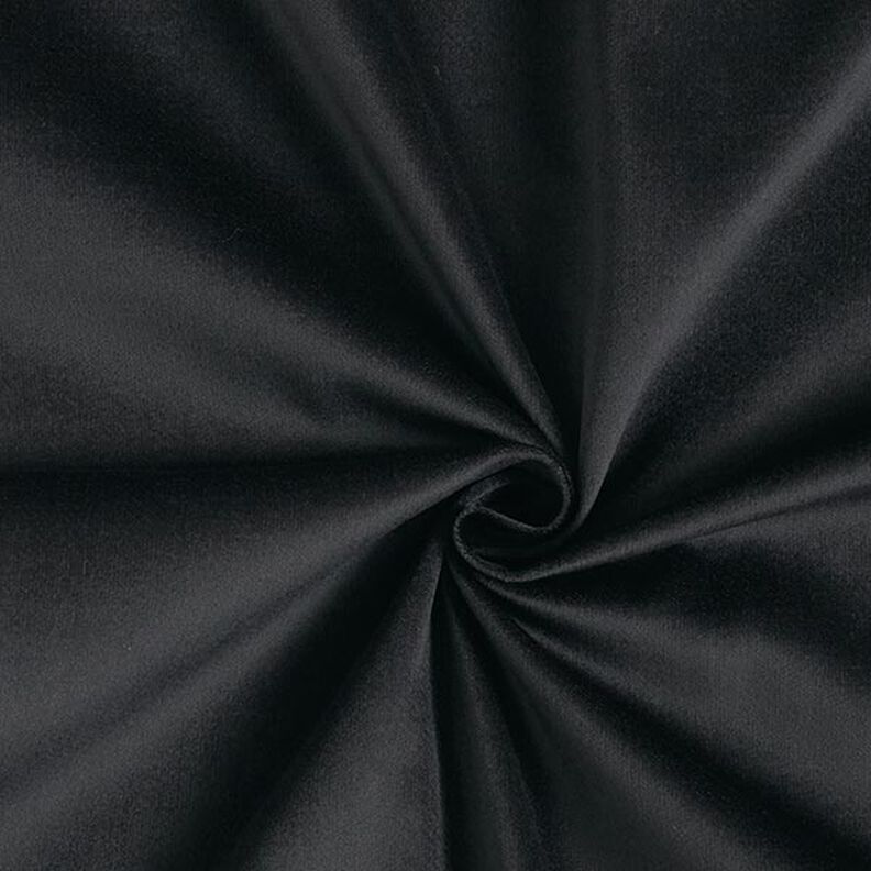 Terciopelo Stretch Pana fina Uni – negro,  image number 1