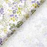 Gasa de algodón milflores – blanco/lila,  thumbnail number 4