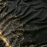 Tela de jersey de algodón Tela de cenefa mandala barroca motas doradas | Glitzerpüppi – negro,  thumbnail number 1