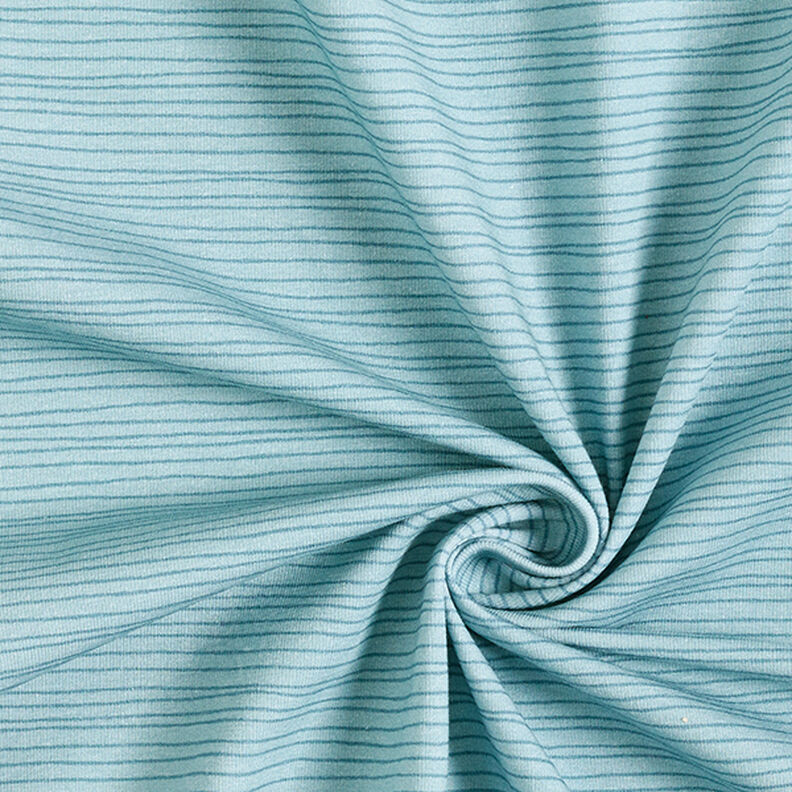 Punto de algodón rayas estrechas – azul grisáceo pálido,  image number 3