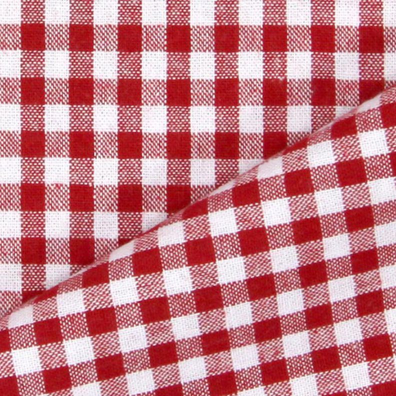 Tela de algodón Cuadros vichy 0,5 cm – rojo/blanco,  image number 3