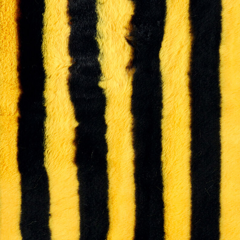 Piel sintética con rayas de abeja – negro/amarillo,  image number 1