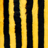 Piel sintética con rayas de abeja – negro/amarillo,  thumbnail number 1