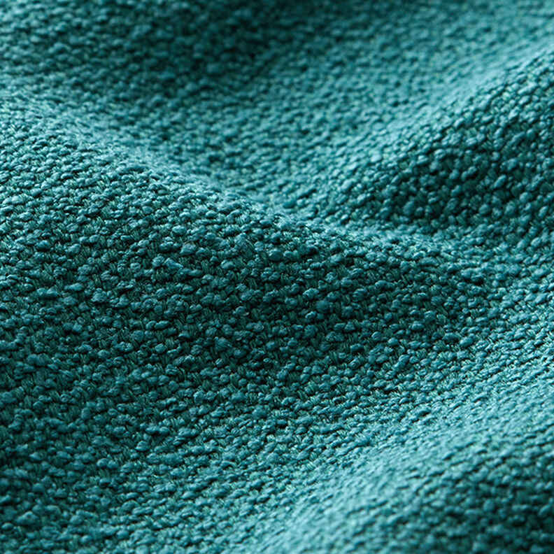 Tela de tapicería Bouclé fino – turquesa,  image number 2