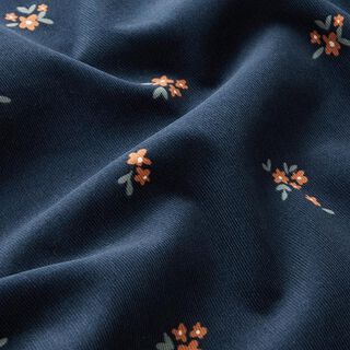 Pana de bebé Flores dispersas | by Poppy – azul marino, 