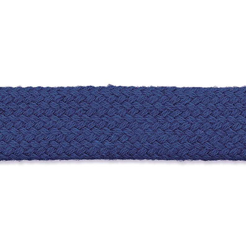 Cinta para sudadera con capucha, cordel tubular [15 mm] - azul marino,  image number 2