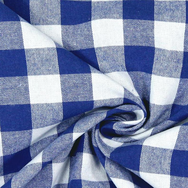 Tela de algodón Vichy - 1,7 cm – azul real,  image number 2