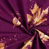 Felpa francesa Hojas doradas de oto&ntilde;o | Glitzerp&uuml;ppi &ndash; uva/dorado,  thumbnail number 3