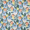Gasa de algodón con flores exuberantes | Nerida Hansen – azul baby,  thumbnail number 1