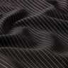 Tela para traje Rayas verticales tejidas Fina 5 mm – negro,  thumbnail number 4