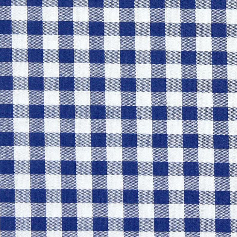 Tela de algodón Cuadros vichy 1 cm – azul real/blanco,  image number 1