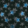 Felpa francesa veraniega Variaciones de estrellas | Glitzerpüppi – negro/azul,  thumbnail number 1