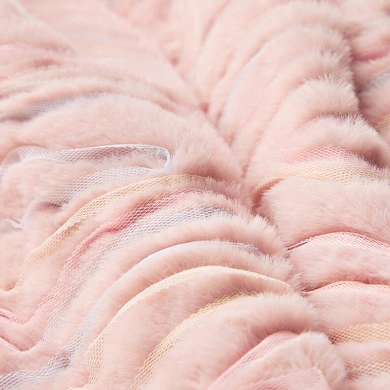 Piel sintética Con tul acolchado – rosado,  image number 7