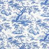 Tela decorativa Lona Antiguo 280 cm – azul real/blanco,  thumbnail number 1