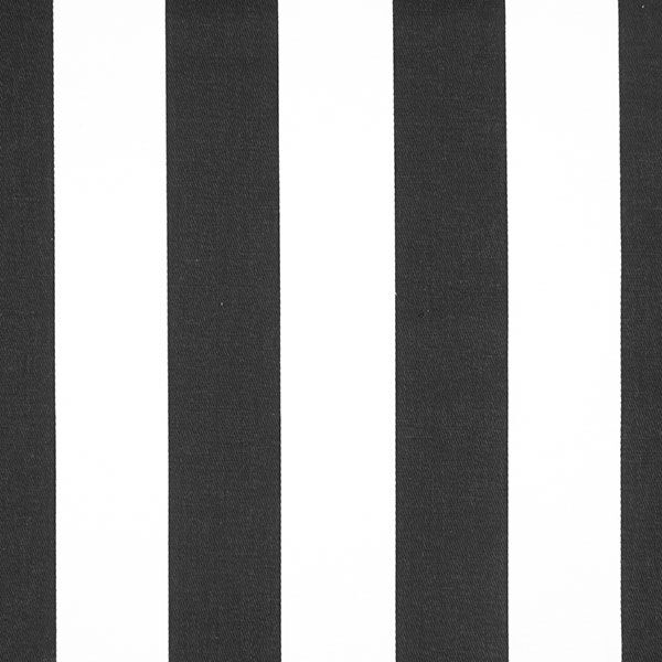Sarga de algodón Rayas 3 – negro/blanco,  image number 1