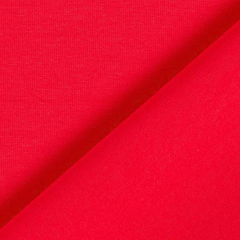 Tela de jersey de algodón Uni mediano – rojo,  image number 5