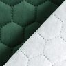 Tela de tapicería Terciopelo acolchado en diseño de panal – verde oscuro,  thumbnail number 6