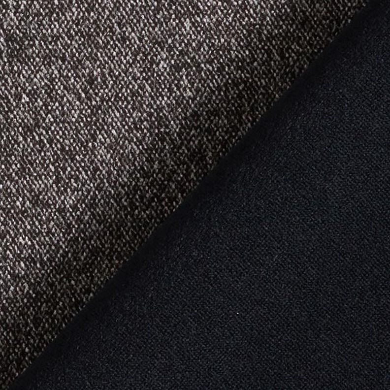 Tela de tapicería melange suave – gris oscuro | Retazo 50cm,  image number 4