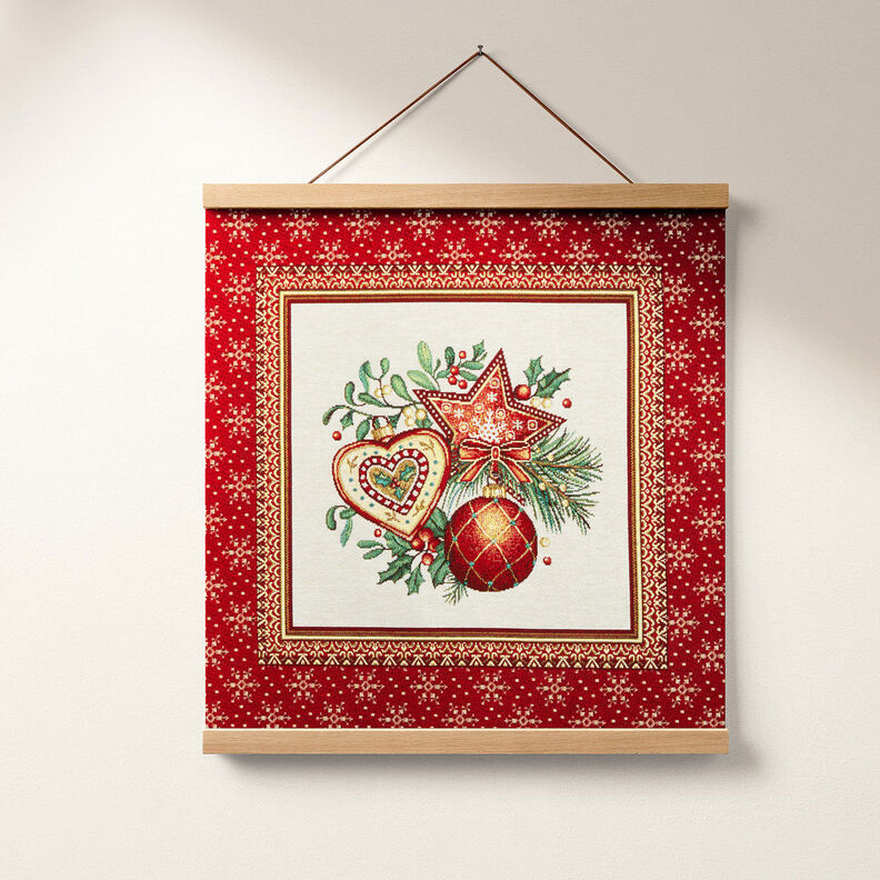 Panel decorativo Tapiz Decoración navideña – carmín,  image number 6
