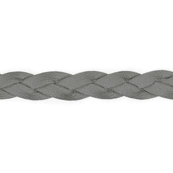 Cordón trenzado [ 10 mm ] – gris,  image number 1