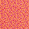 Tejido de bañador con estampado leopardo – naranja melocotón/rosa intenso,  thumbnail number 1