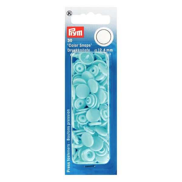 Botones a presión Color Snaps 34 – azul turquesa | Prym,  image number 1
