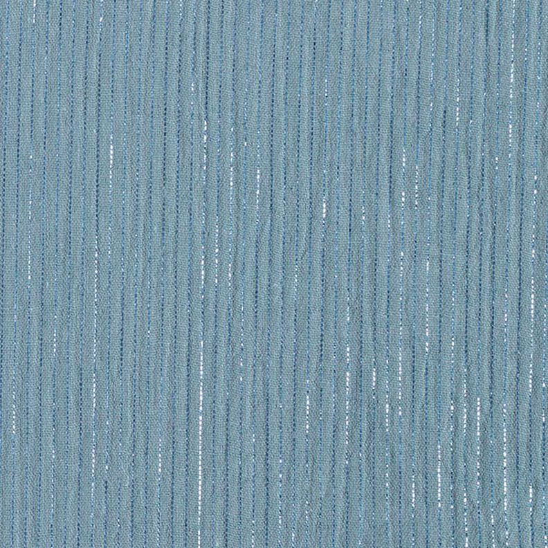 Muselina de algodón rayas brillantes – azul grisáceo pálido,  image number 1