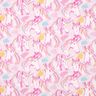 Tela de jersey de algodón Unicornio esbozado – rosa,  thumbnail number 1
