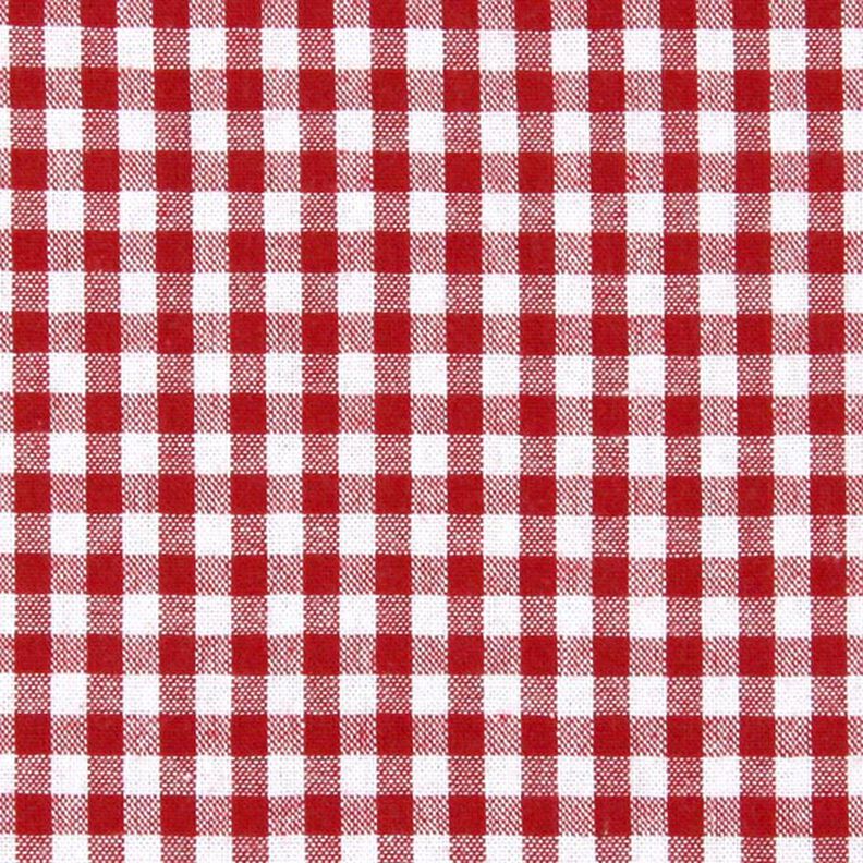 Tela de algodón Cuadros vichy 0,5 cm – rojo/blanco,  image number 1