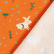 Tela de jersey de algodón Liebre y erizo Impresión digital | PETIT CITRON – naranja – Muestra,  thumbnail number 4