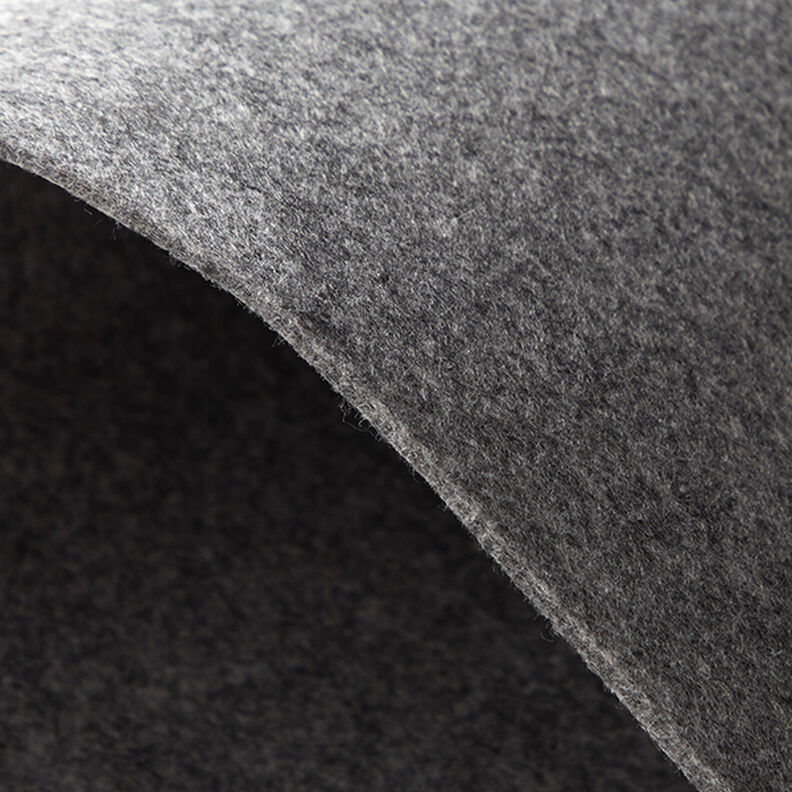 Fieltro 45 cm / 4 mm de espesor Melange – gris,  image number 1