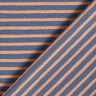 Punto de algodón con rayas estrechas – cobre/azul vaquero,  thumbnail number 4