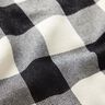 Tela de algodón cuadros lúrex – negro/blanco,  thumbnail number 2