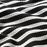 Estructura de punto jacquard con rayas horizontales – blanco/negro,  thumbnail number 2