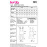 Vestido | Burda 5813 | 36-46,  thumbnail number 9