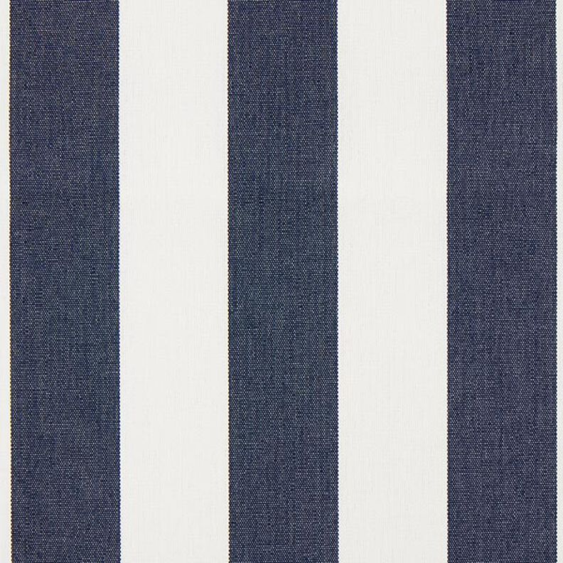 Tela de toldo a rayas – blanco/azul marino,  image number 1