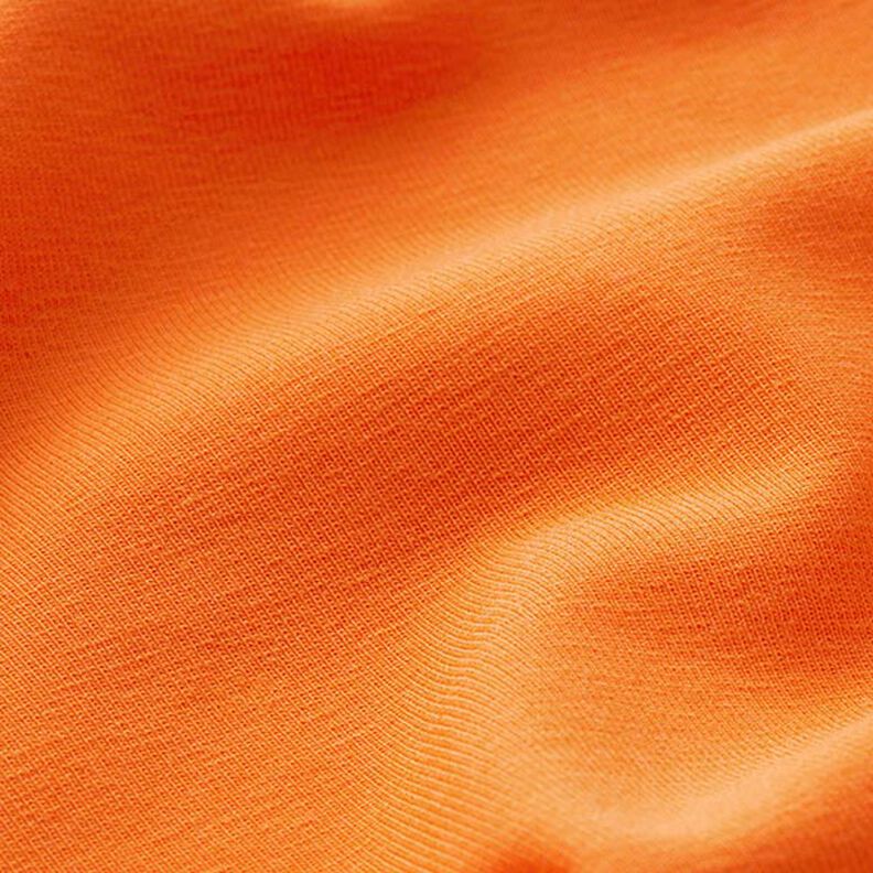 Tela de jersey de algodón Uni mediano – naranja,  image number 4